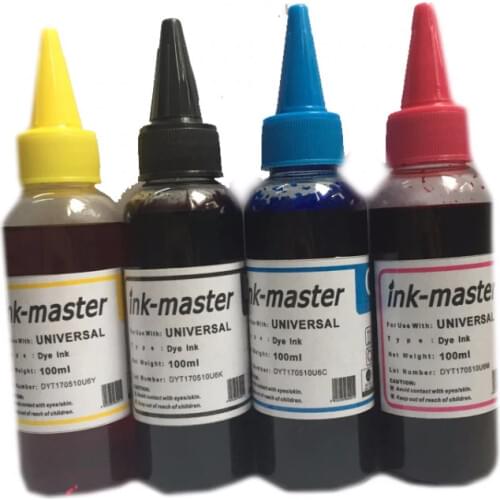 Einkshop Brand 4 x 100ml Water Dye Ink Printer ink For HP 364 655 564 178 920 940 862 950 932 CISS Ink Cartridge