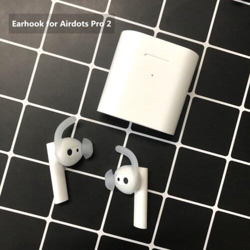 For Airdots Pro 2 Earbuds Cover Case Anti-Slip Silicone Eartips Hook Cap for Xiaomi Mi Airdots Pro Air 2 TWS Earphone Accessory