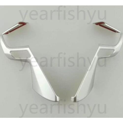 Steering wheel Decorative ABS Sequins Cover Trim Sticker For Toyota Alphard 2016