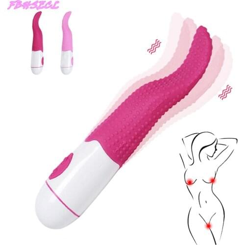 FBHSECL Realistic Dildo Sex Shop Clitoris stimulator Faloimitator Oral Licking Tongue Vibrator Sex Toys for woman