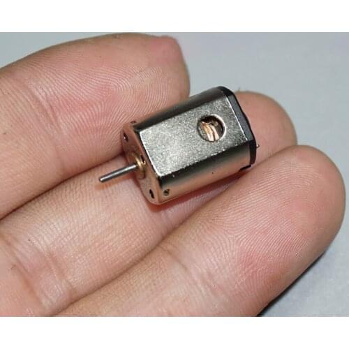 N20-19055 Miniature High Speed Motor 1.5V-3.7V Neodymium Strong Magnetic Model Toy Motor with Cooling Holes, Shaft Diameter 1mm