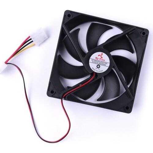 New 1pcs 12V DC 0.03A 120mm Fan with 4pcs Screw Compact Computer Cases CPU Power Supplies DIY Cooling Hard Drive Cooling