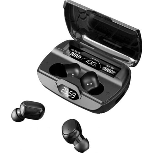 New G6 TWS Bluetooth 5.1 Wireless Earphones Waterproof Sport Headphones with Microphone Stereo Music Earbuds with Power Display