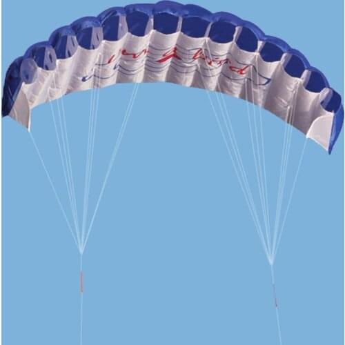 Rainbow parachute Outdoor Fun Dual Line Stunt Parafoil Sports Beach Kite kid funny toy shocker Education toys Skydiving toy