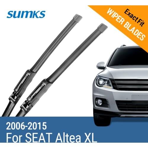 SUMKS Wiper Blades for SEAT Altea XL 26"&26" Fit Claw Arms 2006 2007 2008 2009 2010 2011 2012 2013 2014 2015