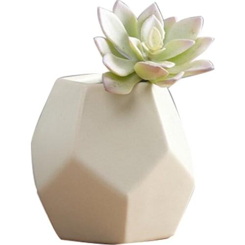 Silicone Mold Flower Vase Nordic Creative Geometric Home Decoration Cement 3d Vase Molds Minimalist Ceramic Modern Moulds PRZY