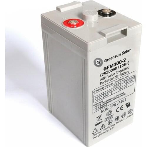 Greensun narada 2v 300ah battery 2 volt solar deep cycle batteries