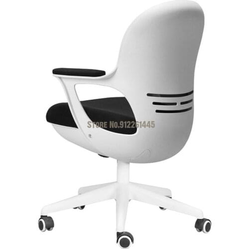 Black and white computer chair home chair backrest eggshell chair study student study chair desk chair office chair