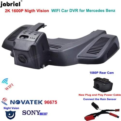 2K Dashcam 1600P New Night Vision Wifi Car Dvr Dash Cam Cameras for Mercedes Benz GLE w166 GLS x166 GLE 350 400 450 500 43 53 63