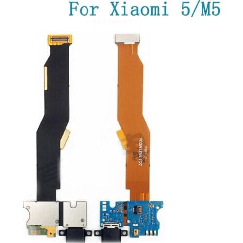 10pcs/lotTail Plug Cable For Xiaomi 5/M5 USB Port Charger Connector Dock Plug Charging Port Board Flex Cable Replacement