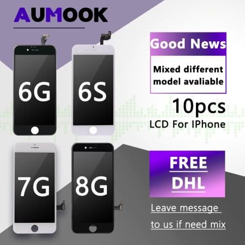 10pcs Premium ESR LCD for IPhone 6 6s Display Touch Screen 3D Touch Digitizer for IPhone 7 8 AAA Quality No Dead Pixel Wholesale