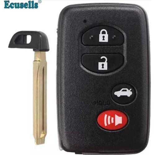 3+1 button Smart Card remote key ASK314.3MHz ID74-WD03-WD04 for Toyota US Camry Yaris RAV4 Reiz Vios Corolla Avalon 2008-2013