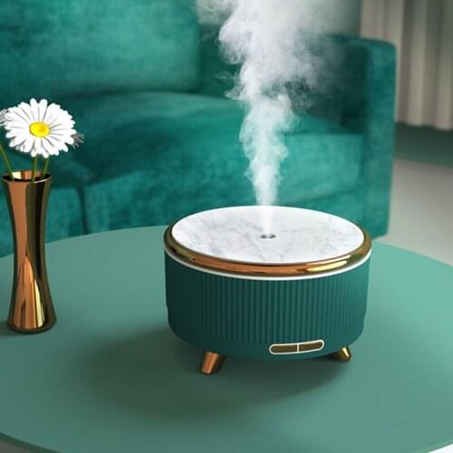 500ML Desktop Aroma Diffuser Chinese Drum Style Humidifier for Home Bedroom Aromatherapy Large Fog Mist Maker Dust Remover