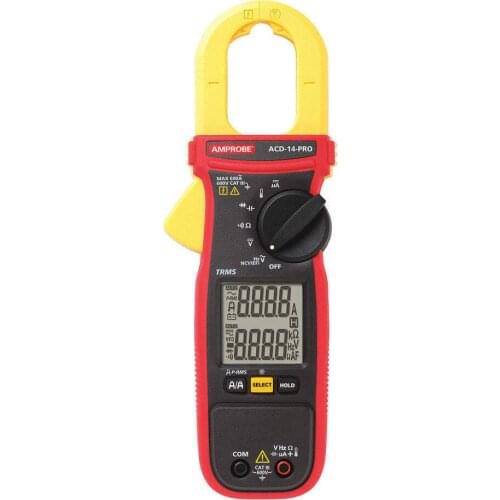 Amprobe ACD-14-PRO Dual Display 600A TRMS Clamp Meter