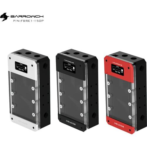 Barrowch Boxfish POM Square Digital Reservoir Tank 150mm FBRE1-150P