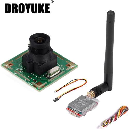 Droyuke Mini TS5828L Micro 5.8G 600mW 40CH Mini FPV Transmitter with Digital Display and 700VL camera For RC Quadcopter FPV