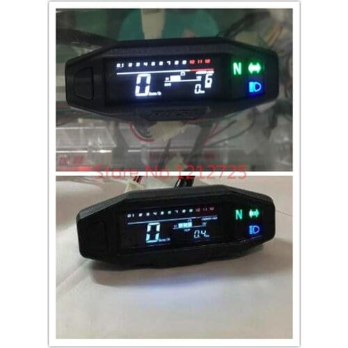Electric injection and carburetor meter for Russian KR200 motorcycle LCD speedometer digital odemeter KR 200 LCD Meter assembly
