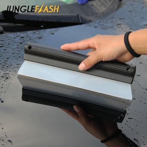 JUNGLEFLASH Car Silicone Board Window Wiper Blade Word Board Window Scraper Wiper Wash Tool Ice Shovel Car Cleaning Accessories