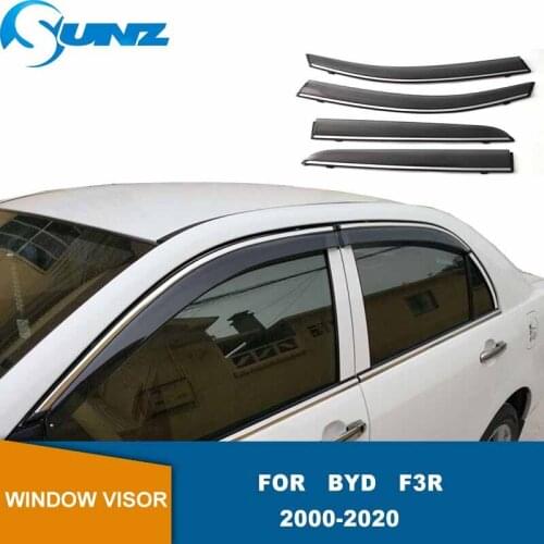 Side Window Visor For BYD F3R 2000- 2020 Window Rain Guard Weathershild Sun Rain Deflector SUNZ