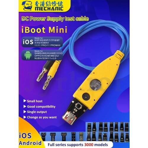 Mechanic For iPhone Samsung Android Boot line Test Cable Mobile Phone Motherboard Repair DC Power Supply Current Testing Cable