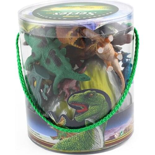 18cmx16cm Simulation Soft Rubber Large All kinds of Dinosaur Model Animal Dinosaur Egg Set Toy Gift for Boy birthday/party AA037
