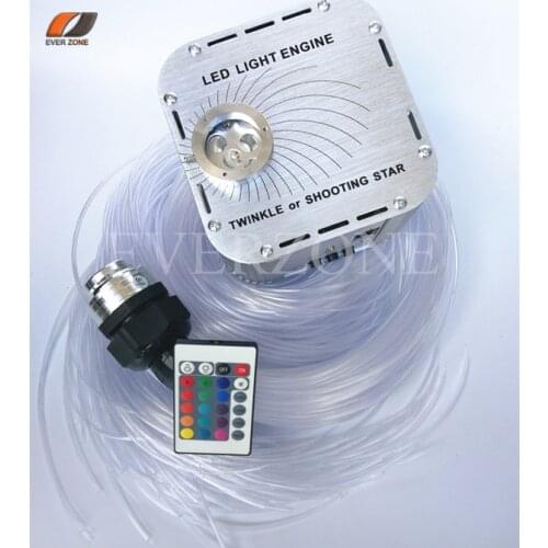 Twinkle Fiber Optic Light Bundle 100pcs 3*0.75mm 3m Fiber Optic Sparkle Light Curtain Cables