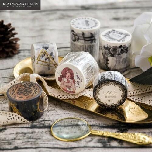 New Washi Tape Printing Tape Stationery Decorative Tape Scrapbooking Photo Album School Tools Kawaii Scrapbook Paper