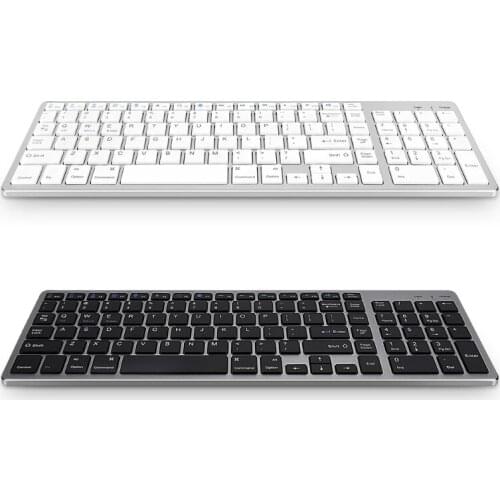 Rechargeable 102 Keys Wireless Bluetooth Keyboard for Laptop Tablet Cellphone