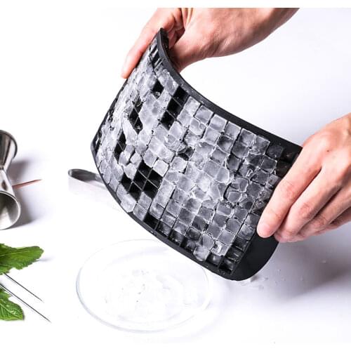 Ice Cube Tray Food Grade 160 Cavity Silicone Bar Mini Ice Cubes Small Square Mold Ice Maker Kitchen