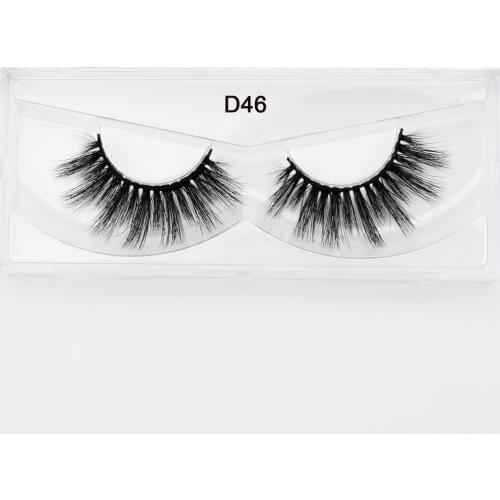 Visofree 3D silk eyelashes high volume fluffy strip lashes thick false eyelashes soft silk eye lashes extension faux mink lashes