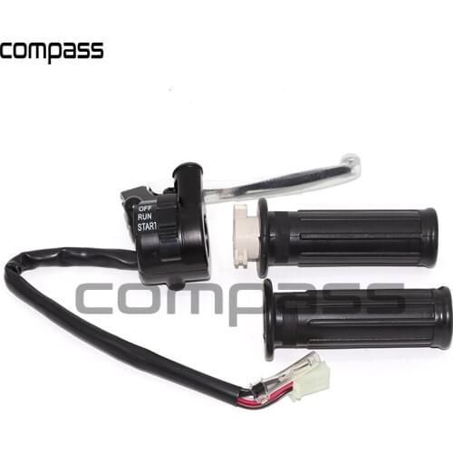 Brake Lever Grip Throttle Housing Switch Kit For Yamaha PW50 Peewee 50