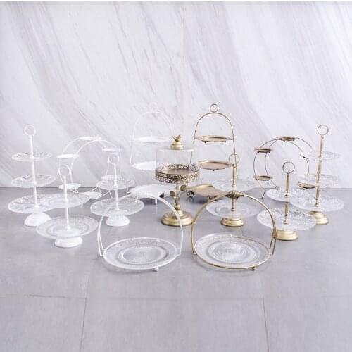 Glass 3 tier cupcake Fruit stand dessert table