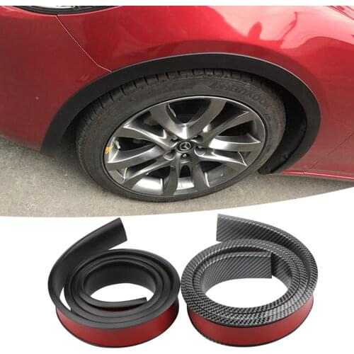Car Fender Flare Extension Wheel Eyebrow Protector Lip Wheel-Arch Trim Wheel Eyebrow Arch Decorative Strip Car Tires Protector