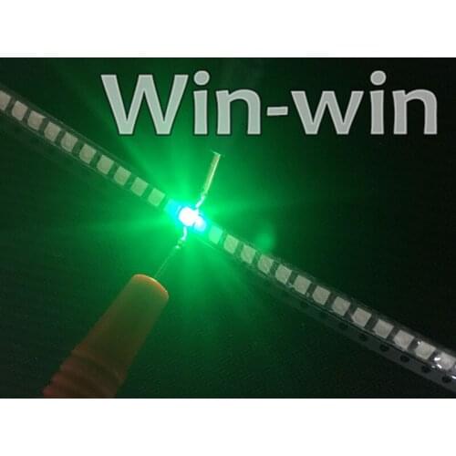 100pcs 1210 3528 green SMD LED LEDS Light emitting diode Lamp bead
