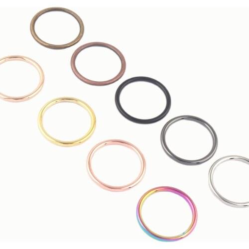 30mm Rainbow O Rings Welded Clip Buckles Strap Buckles Bag Holder Handbag Purse Bag Clasps Bag Making Dog Collar Hardware