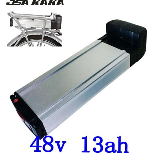 500W 750W 48V Ebike Battery 48V 13Ah Lithium Scooter Battery 48V 13AH 10AH Electric Bicycle Battery with 2A charger+Luggage Rack