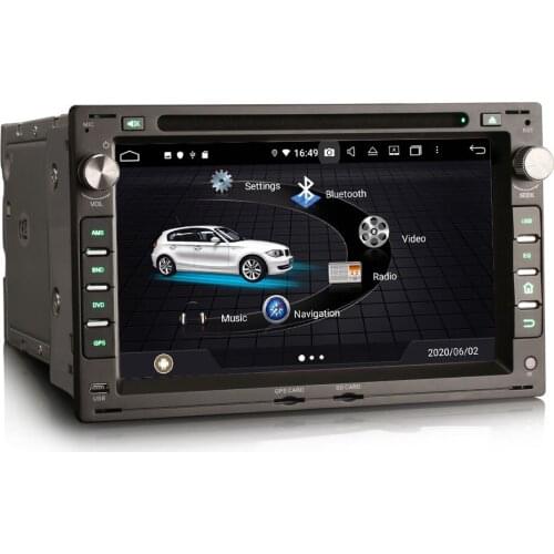 7" Android 10.0 OS Car DVD Multimedia GPS Radio System Player for Peugeot 307 2001-2006 with Built-in DSP Amplifier System