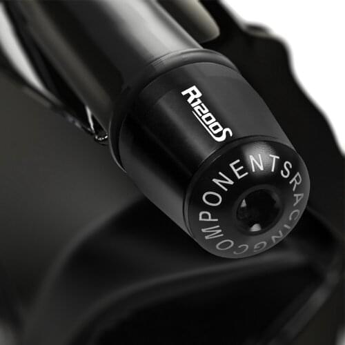 Motorcycle CNC Aluminum Handlebar Grips Bar Ends Handle bar Grip Cap Slider For BMW R1200S 2006-2008 2007 With Logo R1200S