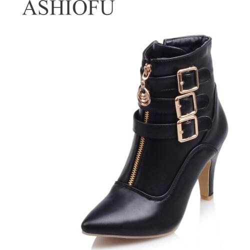 Женская осенняя обувь ASHIOFU China At AliExpress