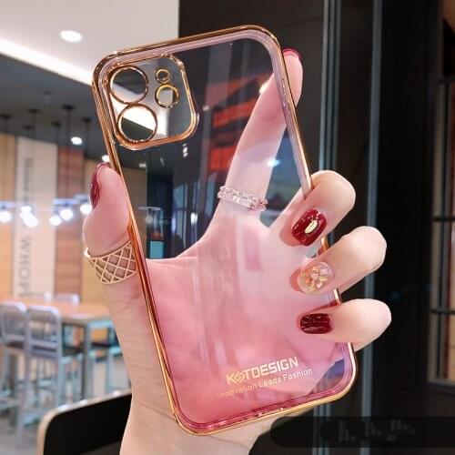 Luxury plating dream crystal Gradient soft silicon Phone Case For apple iPhone 12 Pro Max 7 8 Plus X XS XR 11 MiNi SE 10 cover