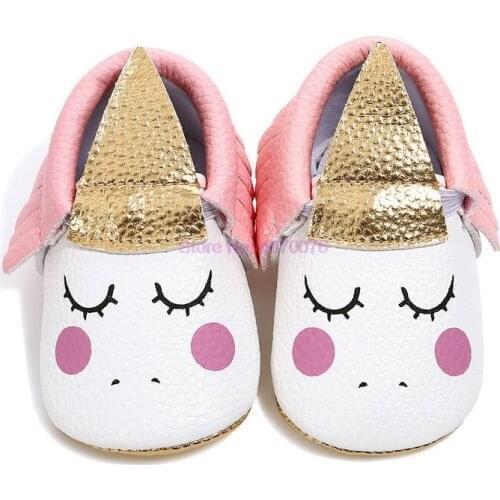 DHL 200pair Fringe Baby Shoes Newborn Infant Girls Prewalker Tassels Cartoon Leather Toddler First Walkers