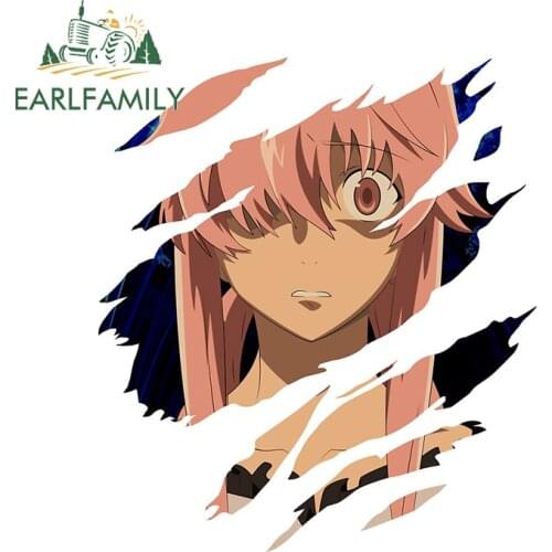 EARLFAMILY 13cm x 11.2cm For Akame ga KILL Anime Decal Waterproof Funny Car Stickers Refrigerator Creative Car Door Protector