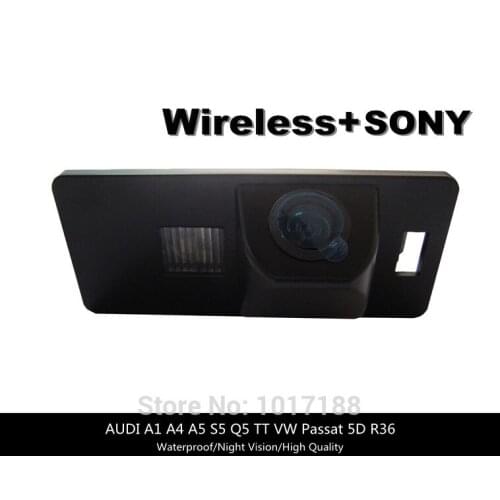 HD!! WIFI camera Wireless Car Rear View Camera SONY Chip For AUDI A1 A4 A5 S5 Q5 TT VW Passat 5D R36