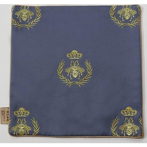 New Bee Clover Cypress Square Placemat Ethnic Dining Table Mat Luxury Western Pad Table Protection Pads Cloth Table Placemats