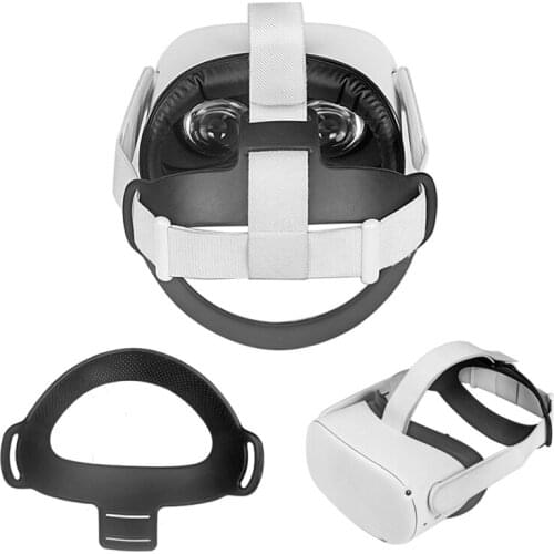 New TPU VR Helmet Head Strap Foam Pad for oculus Quest 2 VR Headset Headband 270B
