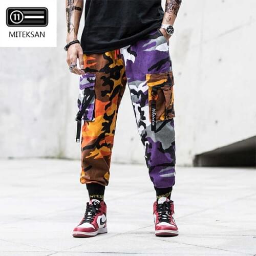 New Joggers Cargo Pants Men Streetwear Camouflage Fashions Hip Hip Korean Trousers Casual Plus Size Cp Pants Pantalones Hombre