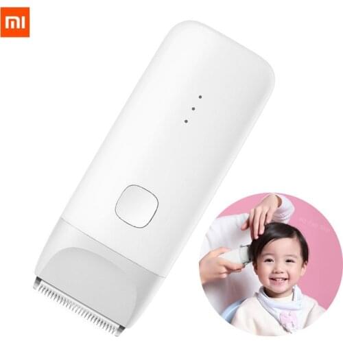 Original Xiaomi mitu Baby Electric Hair Clipper White Ceramic Cutter Head low noise ProfessionalIPX7Waterproof Kids Hair Trimmer