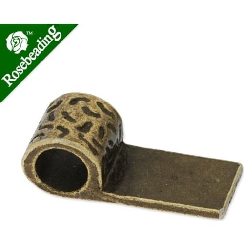 8x20mm Vintage rectangle Bails,Match Glue On Pendant Bails for Jewelry,Zinc Alloy Filled,Antique Bronze plated,50pcs/lot-C4581