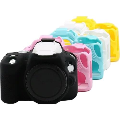 Rubber Silicon Case Soft Body Cover Protector Skin for Canon EOS 200D Rebel SL2 Kiss X9 DSLR Camera