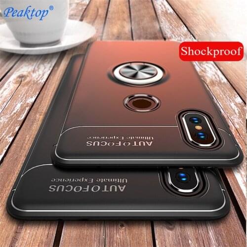 Luxury Car Bracket Ring Magnetic TPU Protective Full Cover Case For Xiaomi 8 MI 6 Redmi Note 5A Redmi 4X 4A Phone Case Shell